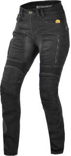 Trilobite Parado Slim Женские мотоциклетные джинсы, черный