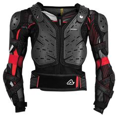 Куртка Acerbis Koerta 2.0 защитная, черный/красный