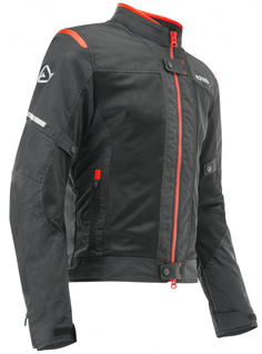 Куртка текстильная Acerbis Ramsey Vented мотоциклетная, черный/красный