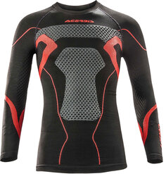 Рубашка Acerbis X-Body термо, черный/красный