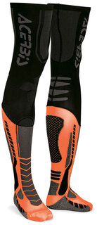 Носки Acerbis X-Leg Pro, черный/оранжевый