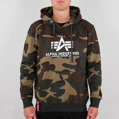 Балахон Alpha Industries Basic Camo, камуфляжный