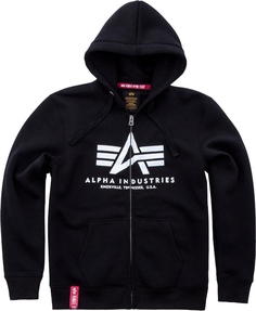 Балахон Alpha Industries Basic ZIP, темно-серый