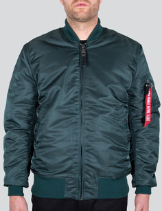 Куртка Alpha Industries MA-1 VF 59 Long, зелено-синяя