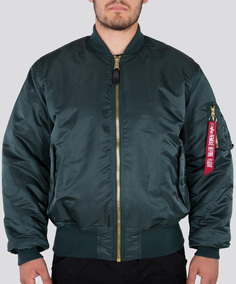 Куртка Alpha Industries MA-1, темно-зеленая