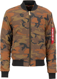 Куртка Alpha Industries MA-1 VF 59 Reflective Camo, оранжевая