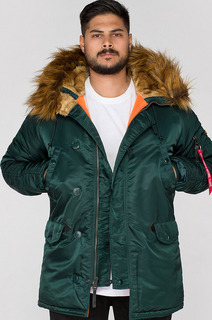 Куртка Alpha Industries N3B VF 59, сине-зеленая