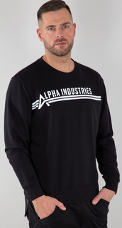 Пуловер Alpha Industries, черно-белый