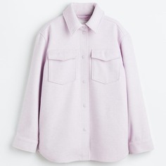 Куртка-рубашка H&amp;M, светло-фиолетовый H&M