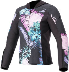 Куртка Alpinestars Bond женская мотоциклетная текстильная, черно-розовая