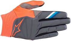 Перчатки Alpinestars Aviator мотокроссные, серо-оранжевые
