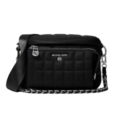 Сумка-слинг Michael Michael Kors Slater Medium Quilted Leather, черный