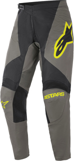 Штаны для мотокросса Alpinestars Fluid Speed, серый/желтый