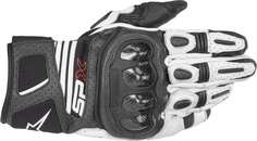 Мотоциклетные перчатки Alpinestars SP X Air Carbon V2, черный/белый