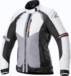 Женская мотоциклетная текстильная куртка Alpinestars Stella Headlands Drystar, темно-серый/светло-серый