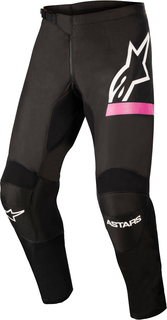 Женские штаны для мотокросса Alpinestars Stella Fluid, черный/белый/розовый