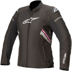 Женская мотоциклетная текстильная куртка Alpinestars Stella T-GP Plus V3, черный/белый/розовый