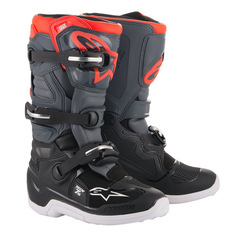 Ботинки для мотокросса Alpinestars Tech 7S Youth, черный/серый/красный