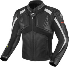 Мотоциклетная кожаная куртка, черный/белый Arlen Ness