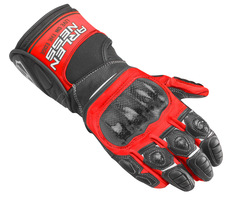 Мотоциклетные перчатки Arlen Ness Mugello, черный/красный
