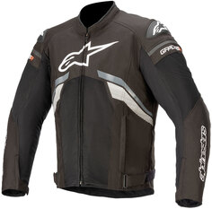 Мотоциклетная текстильная куртка Alpinestars T-GP Plus V3 Air, черный/белый/серый