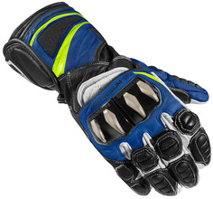 Мотоциклетные перчатки Arlen Ness Yakun Evo, черный/синий/белый