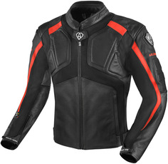 Мотоциклетная кожаная куртка, черный/красный Arlen Ness