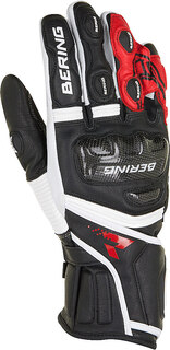 Мотоциклетные перчатки Bering Shift-R с логотипом, черный/красный/белый