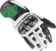 Перчатки Berik 2.0 ST для мотоциклистов, черный/зеленый