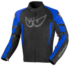 Мотоциклетная текстильная куртка Berik Tourer Evo водонепроницаемая, черный/синий