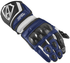 Мотоциклетные перчатки Arlen Ness Monza 2.0, синий/черный/белый