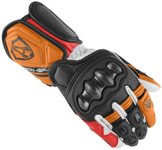 Мотоциклетные перчатки Arlen Ness RG-X, черный/белый/оранжевый