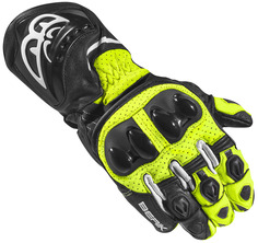 Мотоциклетные перчатки Berik Spa Evo с длинными манжетами, черный/желтый