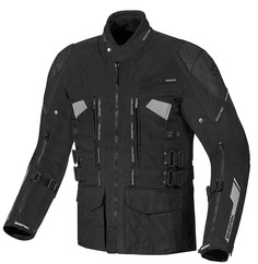Мотоциклетная текстильная куртка Berik Striker водонепроницаемая, черный