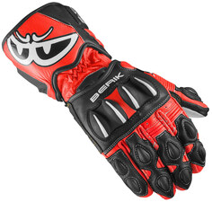 Мотоциклетные перчатки Berik Thunar Evo с длинными манжетами, черный/красный