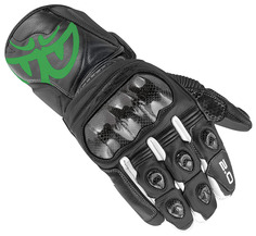 Перчатки Berik 2.0 ST для мотоциклистов, черный/белый/зеленый