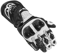 Мотоциклетные перчатки Berik Spa Evo с длинными манжетами, черный/белый