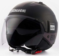 Реактивный шлем Blauer BET HT со съемной подкладкой, черный/титановый
