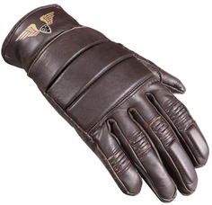 Мотоциклетные перчатки Black-Cafe London Retro с регулируемым запястьем, коричневый