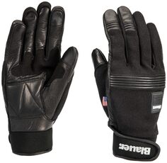Мотоциклетные перчатки Blauer Urban с регулировкой на запястье, черный
