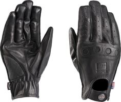 Мотоциклетные перчатки Blauer Routine с усиленной ладонью, черный