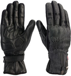 Мотоциклетные перчатки Blauer Union Winter с регулировкой на запястье, черный