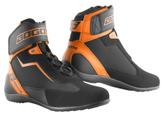 Мотоциклетные ботинки Bogotto Mix с укреплением на лодыжке, черный/оранжевый