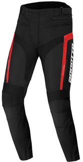 Мотоциклетные текстильные брюки Bogotto GPX водонепроницаемые, черный/красный