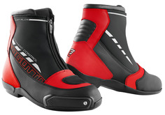 Мотоциклетные ботинки Bogotto Lap с укреплением на лодыжке, черный/красный