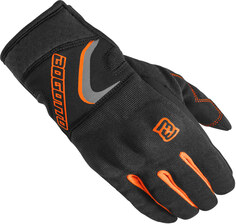 Мотоциклетные перчатки Bogotto F-ST с застежкой на липучке, черный/оранжевый