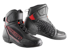 Мотоциклетные ботинки Bogotto GPX с логотипом, черный/красный