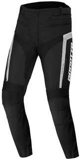 Мотоциклетные текстильные брюки Bogotto GPX водонепроницаемые, черный/белый