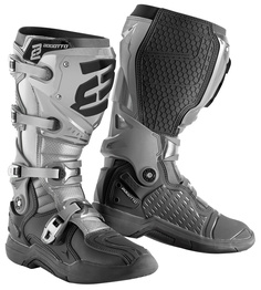 Ботинки для мотокросса Bogotto MX-7 G с защитой голени, серый/черный