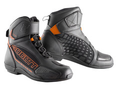 Мотоциклетные ботинки Bogotto GPX с логотипом, черный/оранжевый
